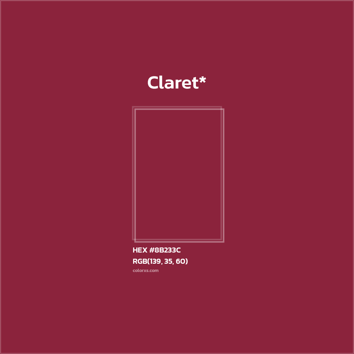 HEX #8B233C Color Name, Color Code, Palettes, Similar Paints, Images