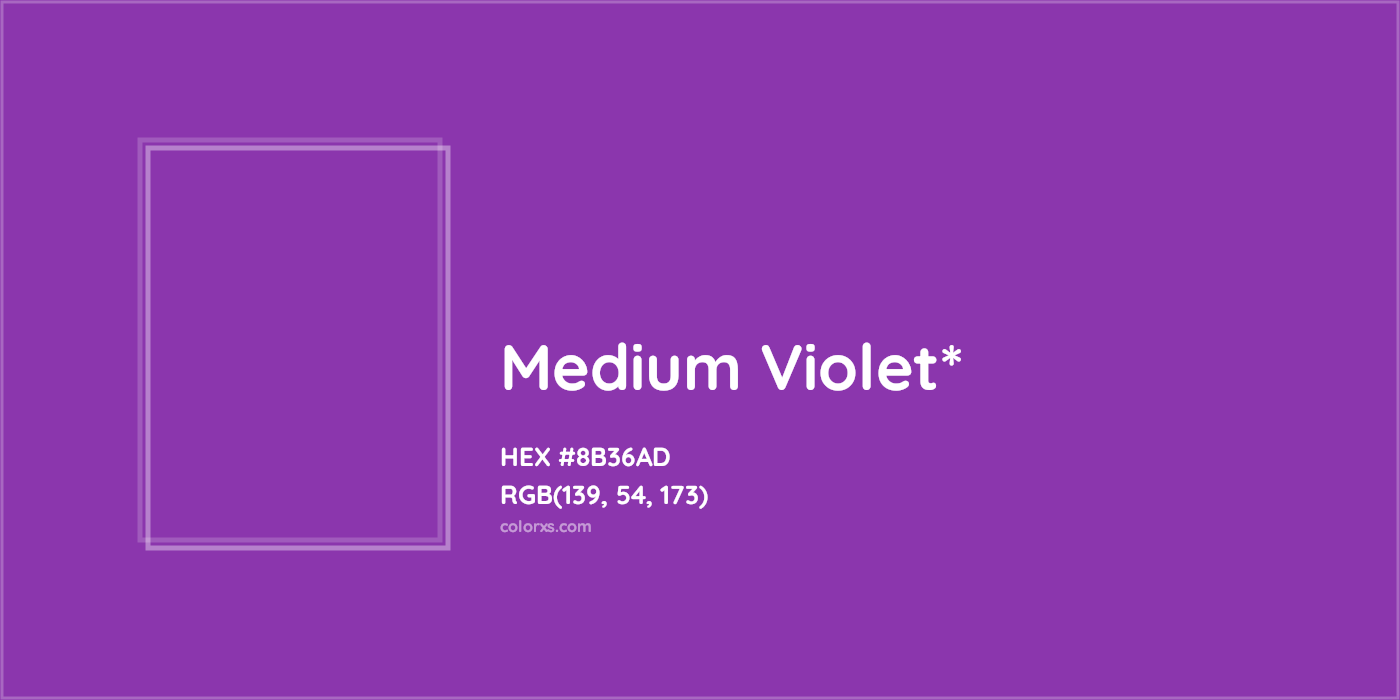 HEX #8B36AD Color Name, Color Code, Palettes, Similar Paints, Images