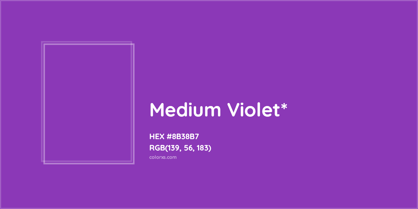 HEX #8B38B7 Color Name, Color Code, Palettes, Similar Paints, Images