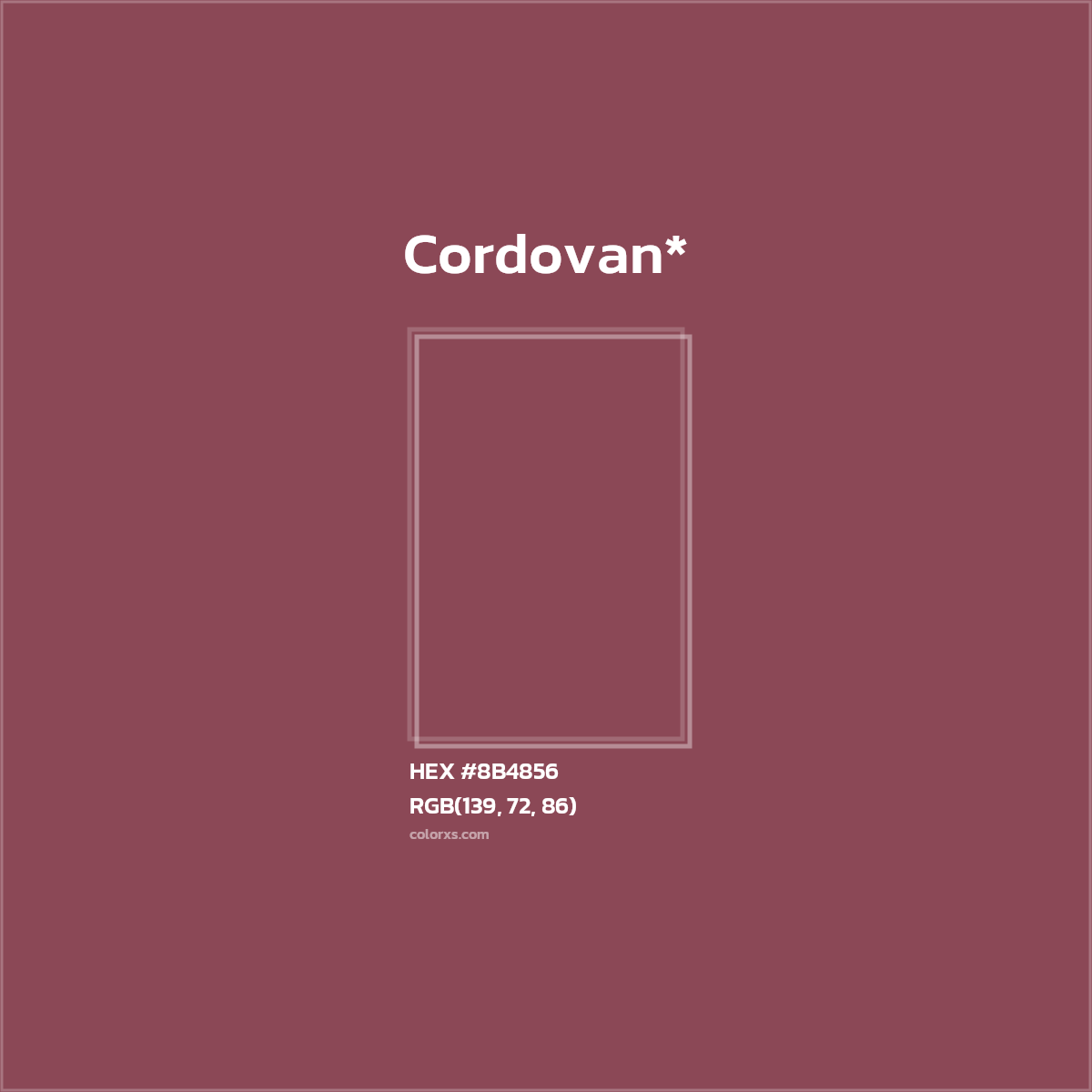 HEX #8B4856 Color Name, Color Code, Palettes, Similar Paints, Images
