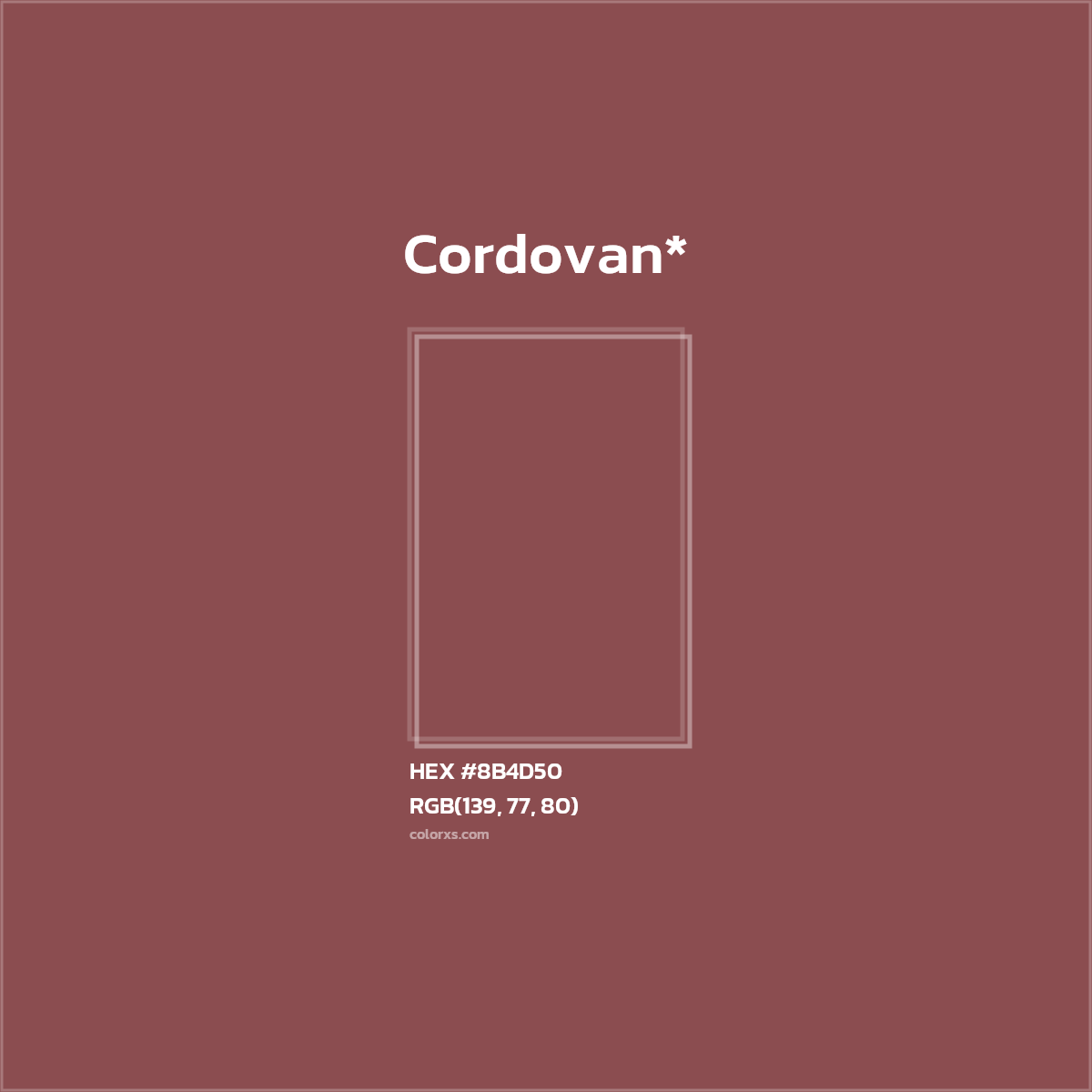 HEX #8B4D50 Color Name, Color Code, Palettes, Similar Paints, Images