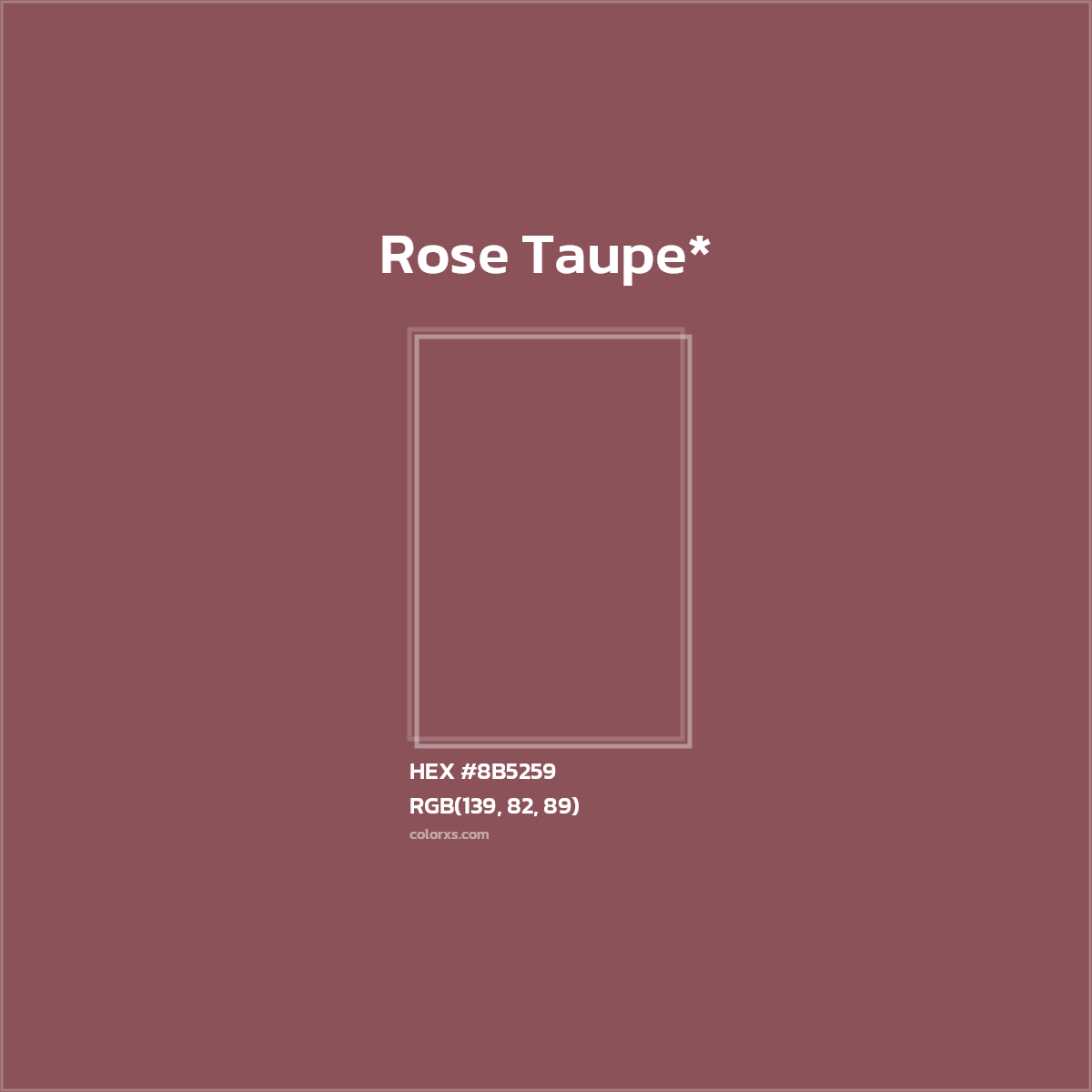 HEX #8B5259 Color Name, Color Code, Palettes, Similar Paints, Images