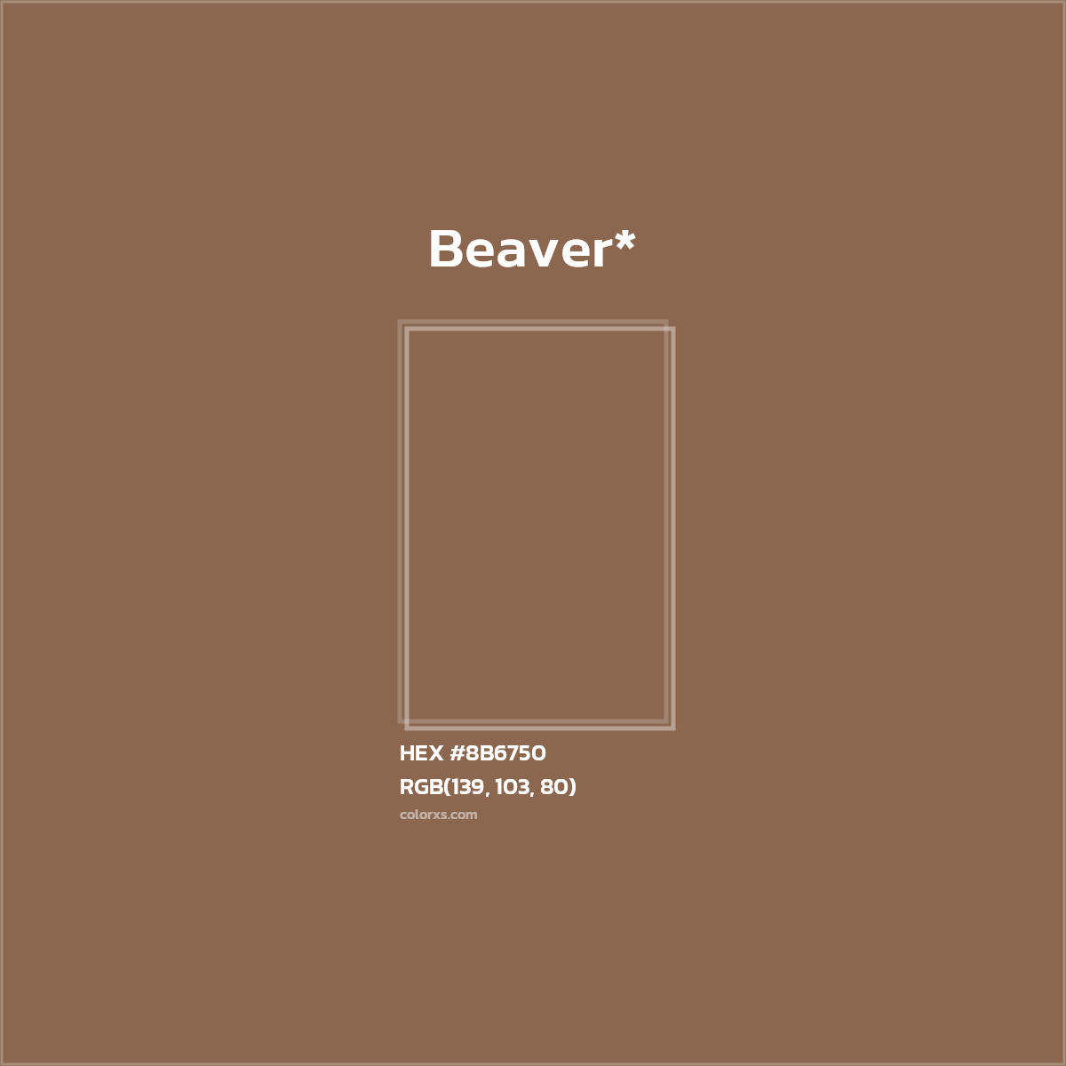 HEX #8B6750 Color Name, Color Code, Palettes, Similar Paints, Images