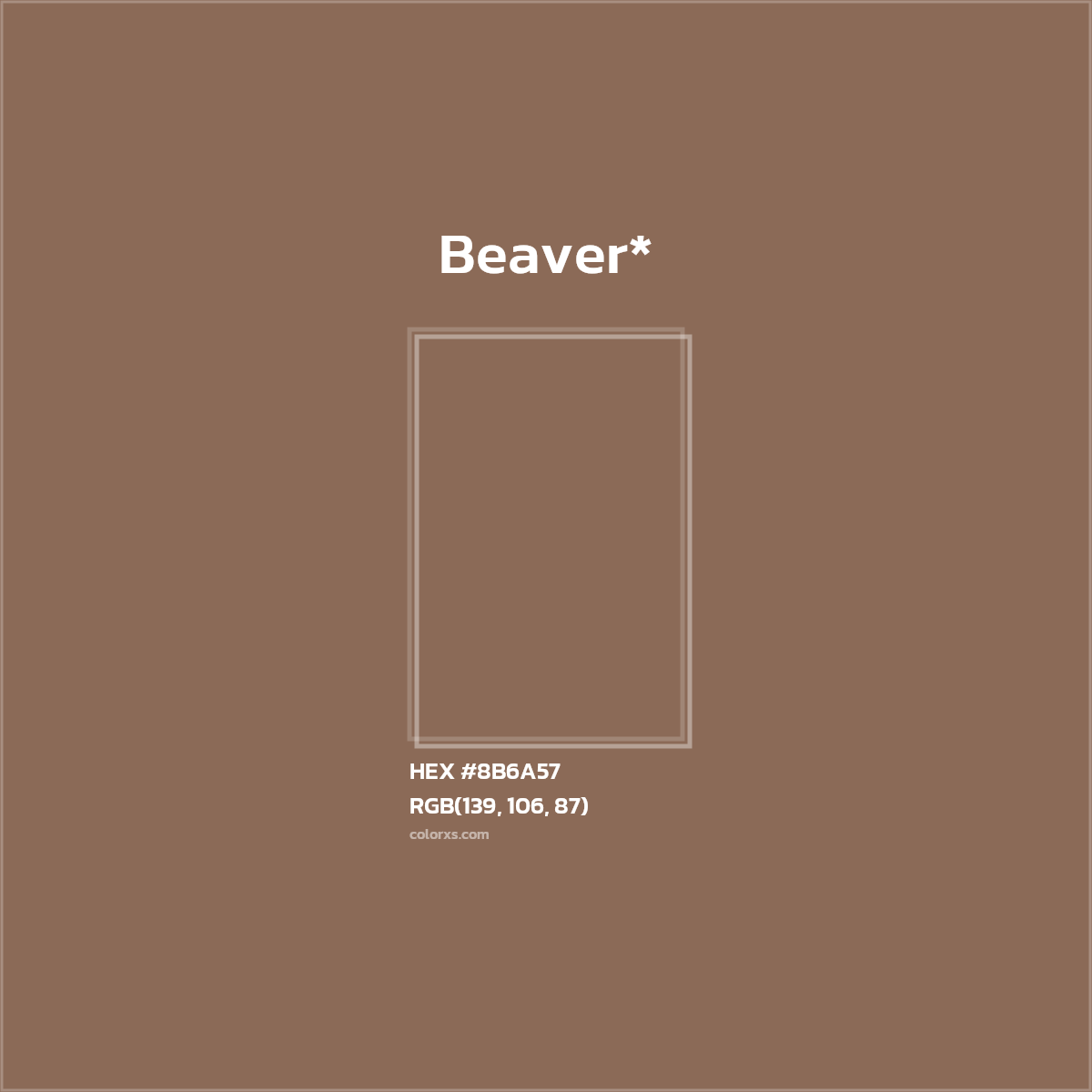 HEX #8B6A57 Color Name, Color Code, Palettes, Similar Paints, Images