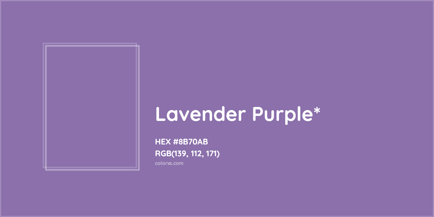 HEX #8B70AB Color Name, Color Code, Palettes, Similar Paints, Images
