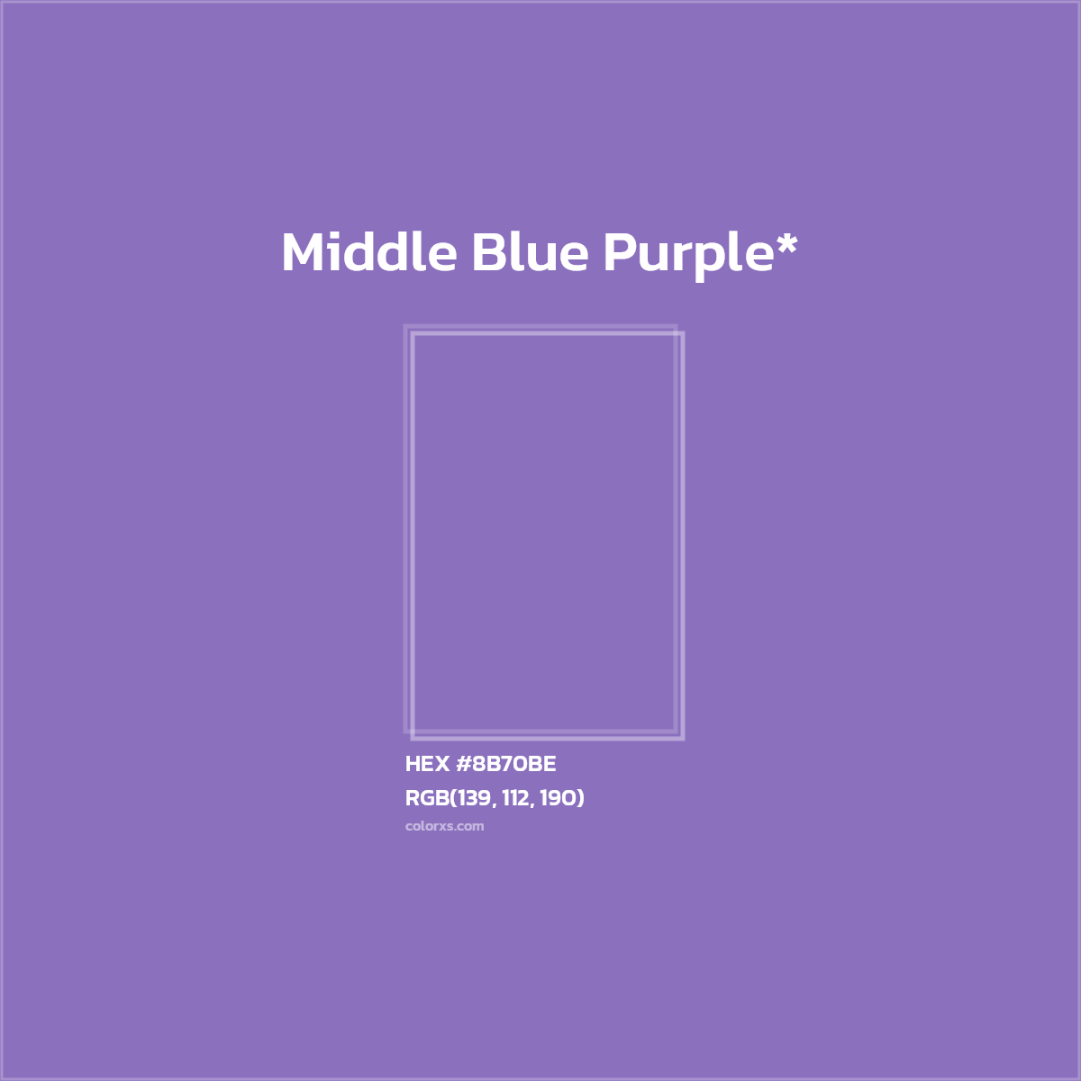 HEX #8B70BE Color Name, Color Code, Palettes, Similar Paints, Images