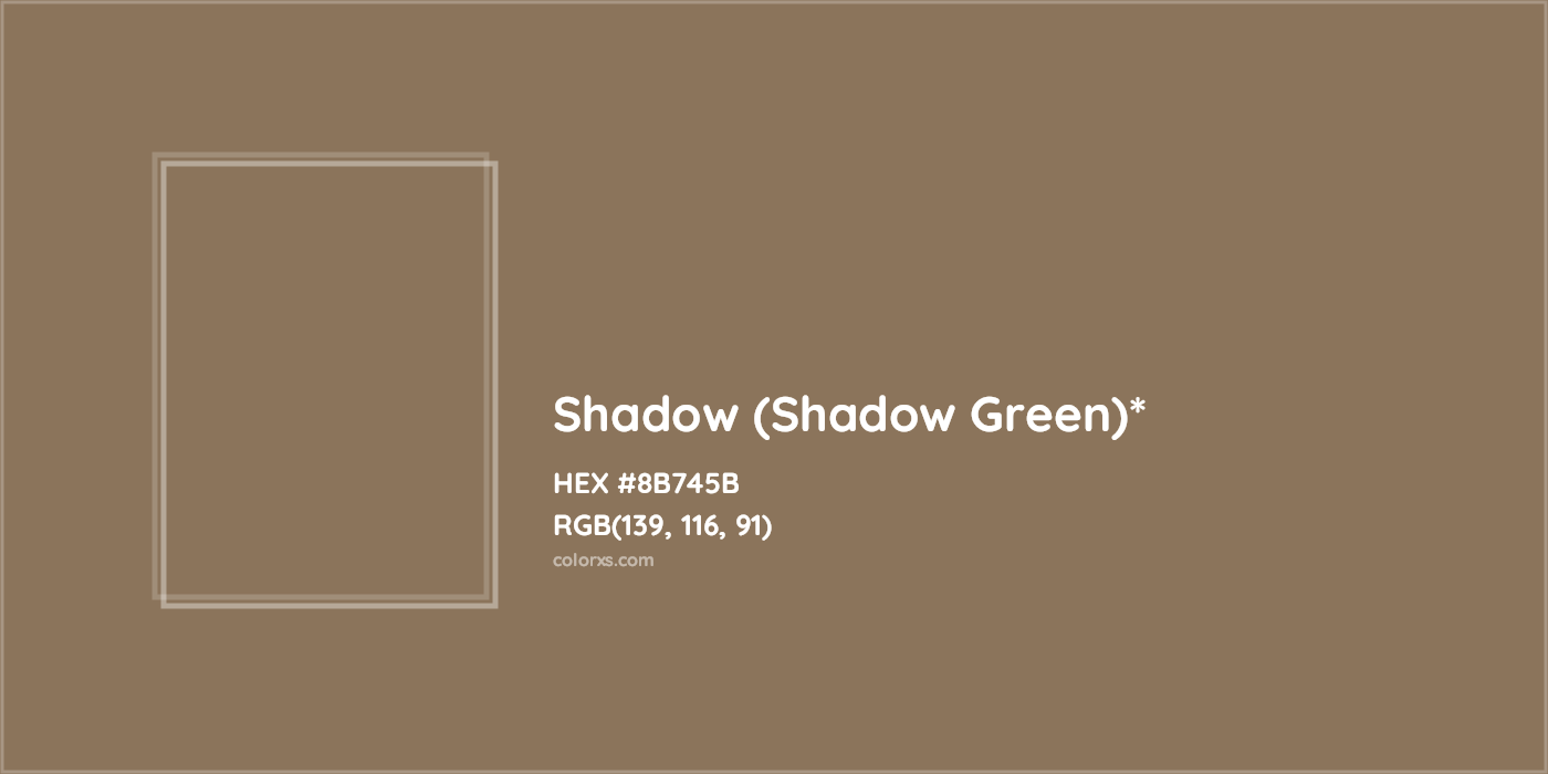 HEX #8B745B Color Name, Color Code, Palettes, Similar Paints, Images