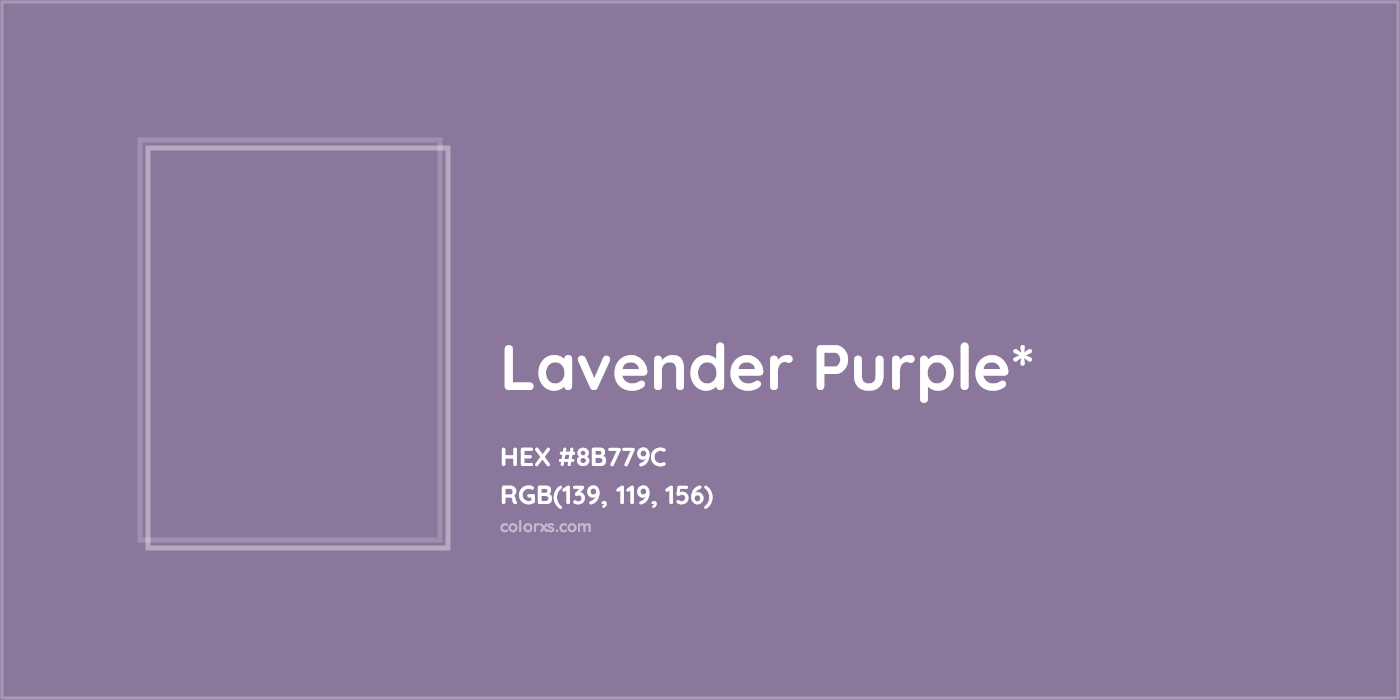 HEX #8B779C Color Name, Color Code, Palettes, Similar Paints, Images