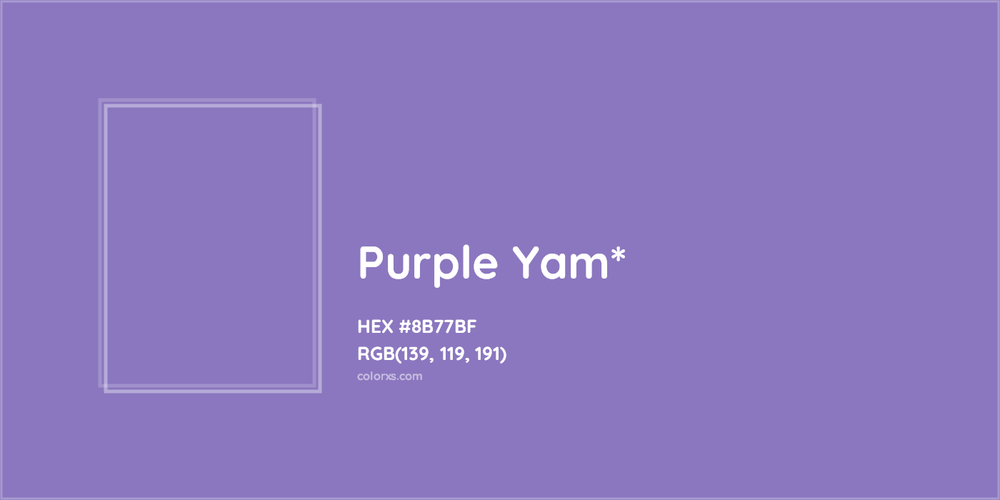HEX #8B77BF Color Name, Color Code, Palettes, Similar Paints, Images