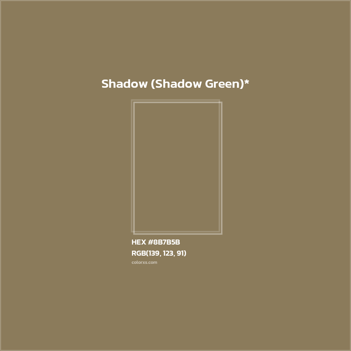 HEX #8B7B5B Color Name, Color Code, Palettes, Similar Paints, Images