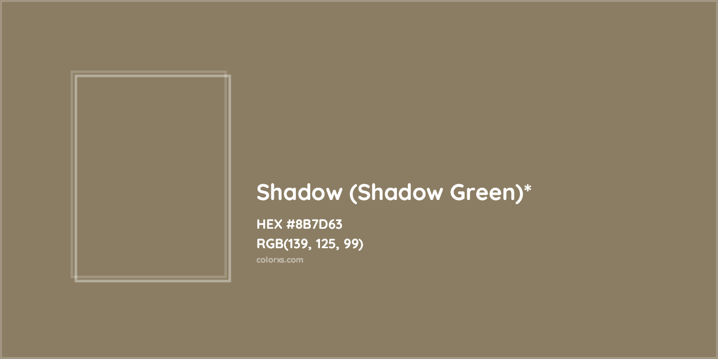 HEX #8B7D63 Color Name, Color Code, Palettes, Similar Paints, Images