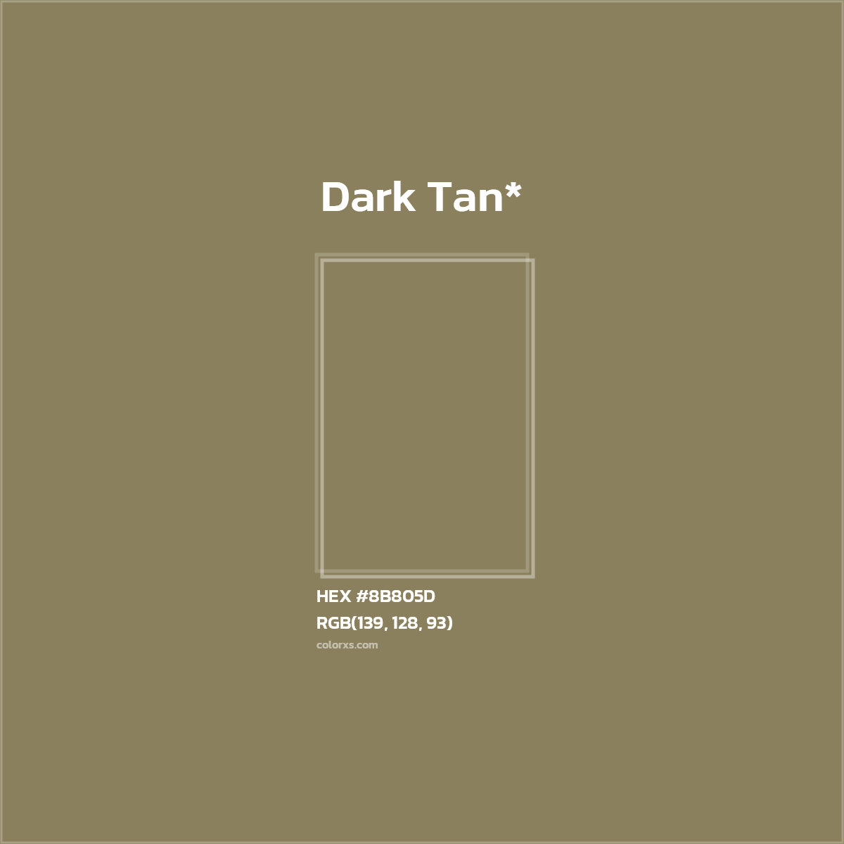 HEX #8B805D Color Name, Color Code, Palettes, Similar Paints, Images