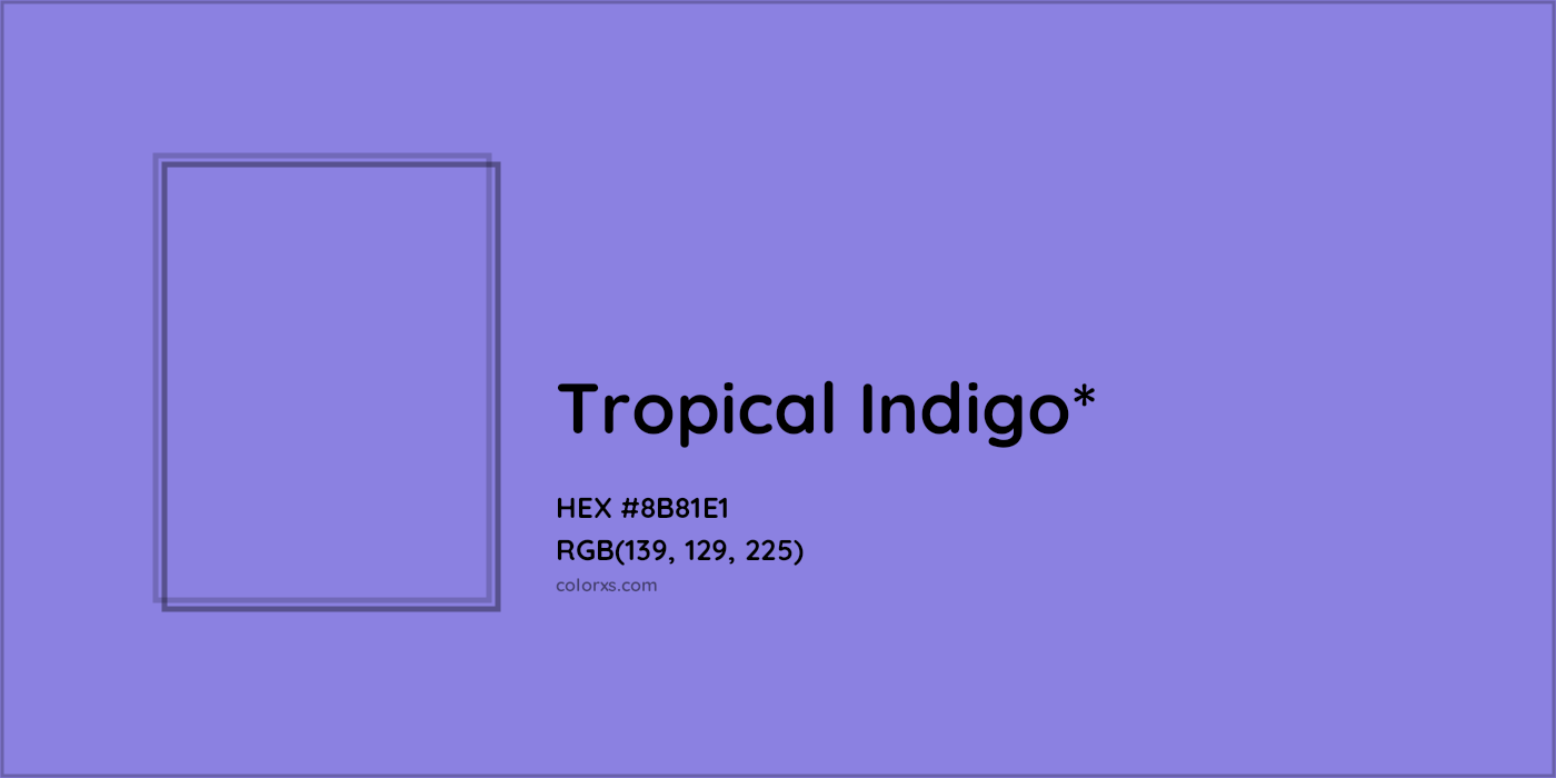 HEX #8B81E1 Color Name, Color Code, Palettes, Similar Paints, Images