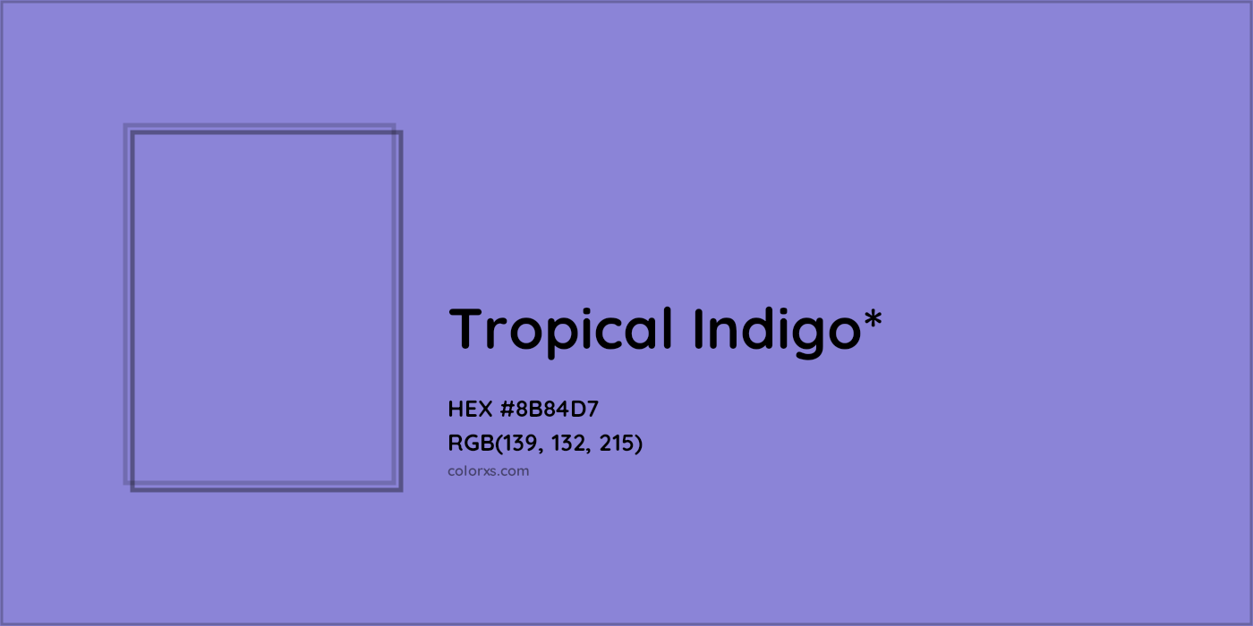 HEX #8B84D7 Color Name, Color Code, Palettes, Similar Paints, Images