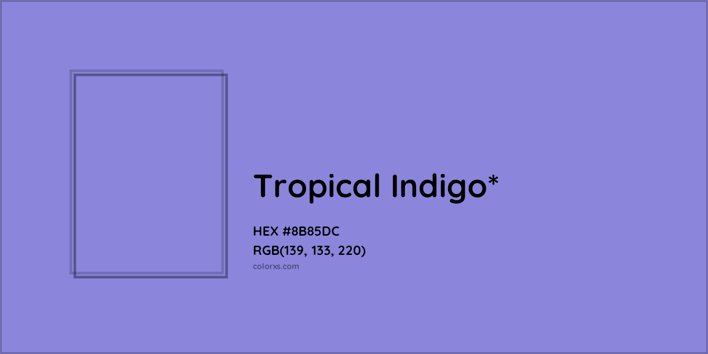 HEX #8B85DC Color Name, Color Code, Palettes, Similar Paints, Images