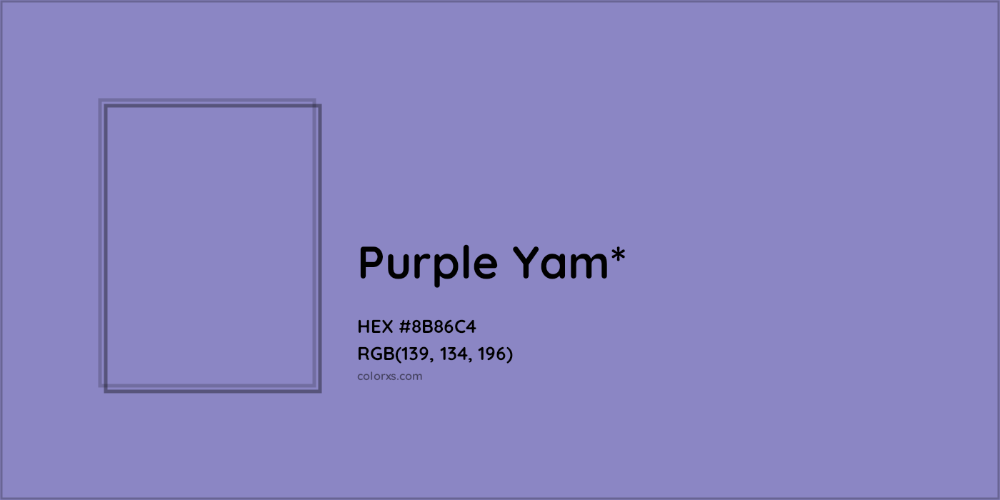 HEX #8B86C4 Color Name, Color Code, Palettes, Similar Paints, Images