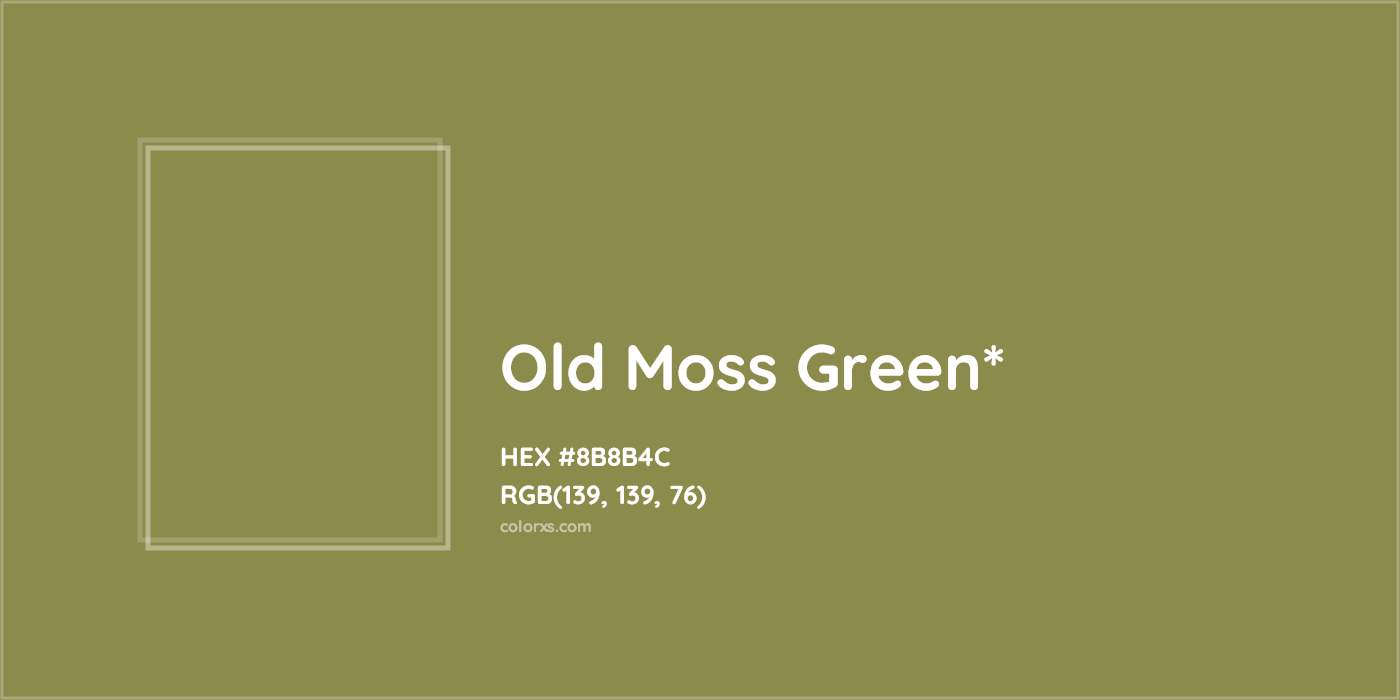 HEX #8B8B4C Color Name, Color Code, Palettes, Similar Paints, Images