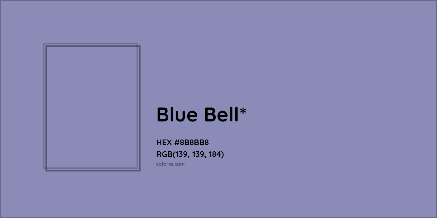 HEX #8B8BB8 Color Name, Color Code, Palettes, Similar Paints, Images