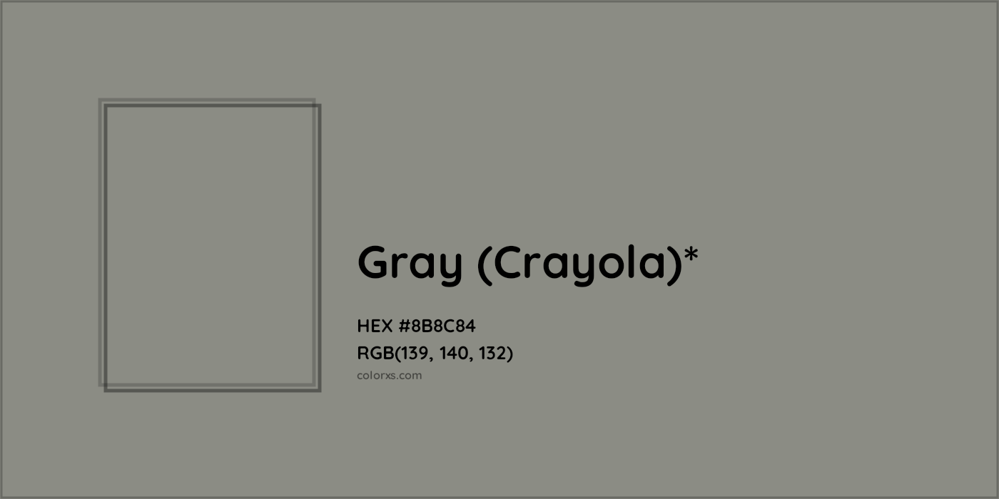HEX #8B8C84 Color Name, Color Code, Palettes, Similar Paints, Images