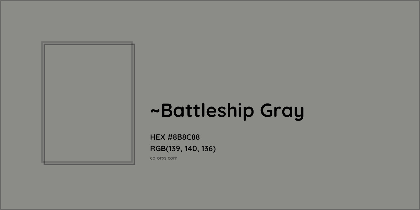 HEX #8B8C88 Color Name, Color Code, Palettes, Similar Paints, Images