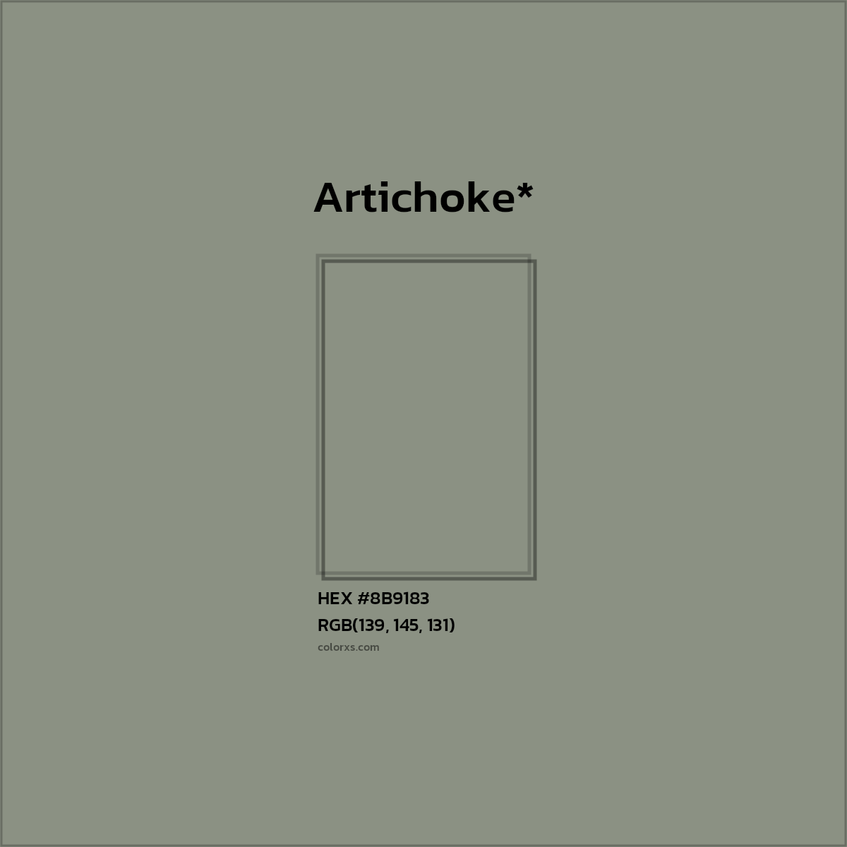 HEX #8B9183 Color Name, Color Code, Palettes, Similar Paints, Images