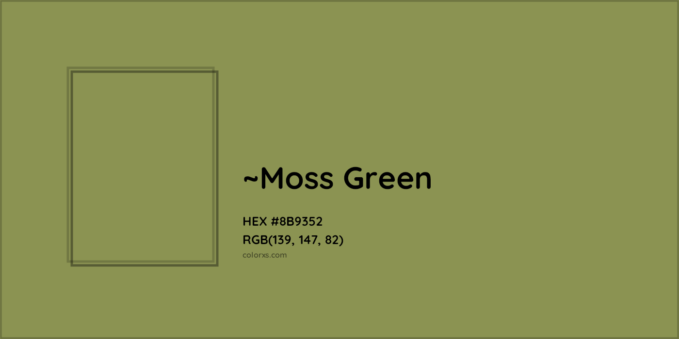 HEX #8B9352 Color Name, Color Code, Palettes, Similar Paints, Images
