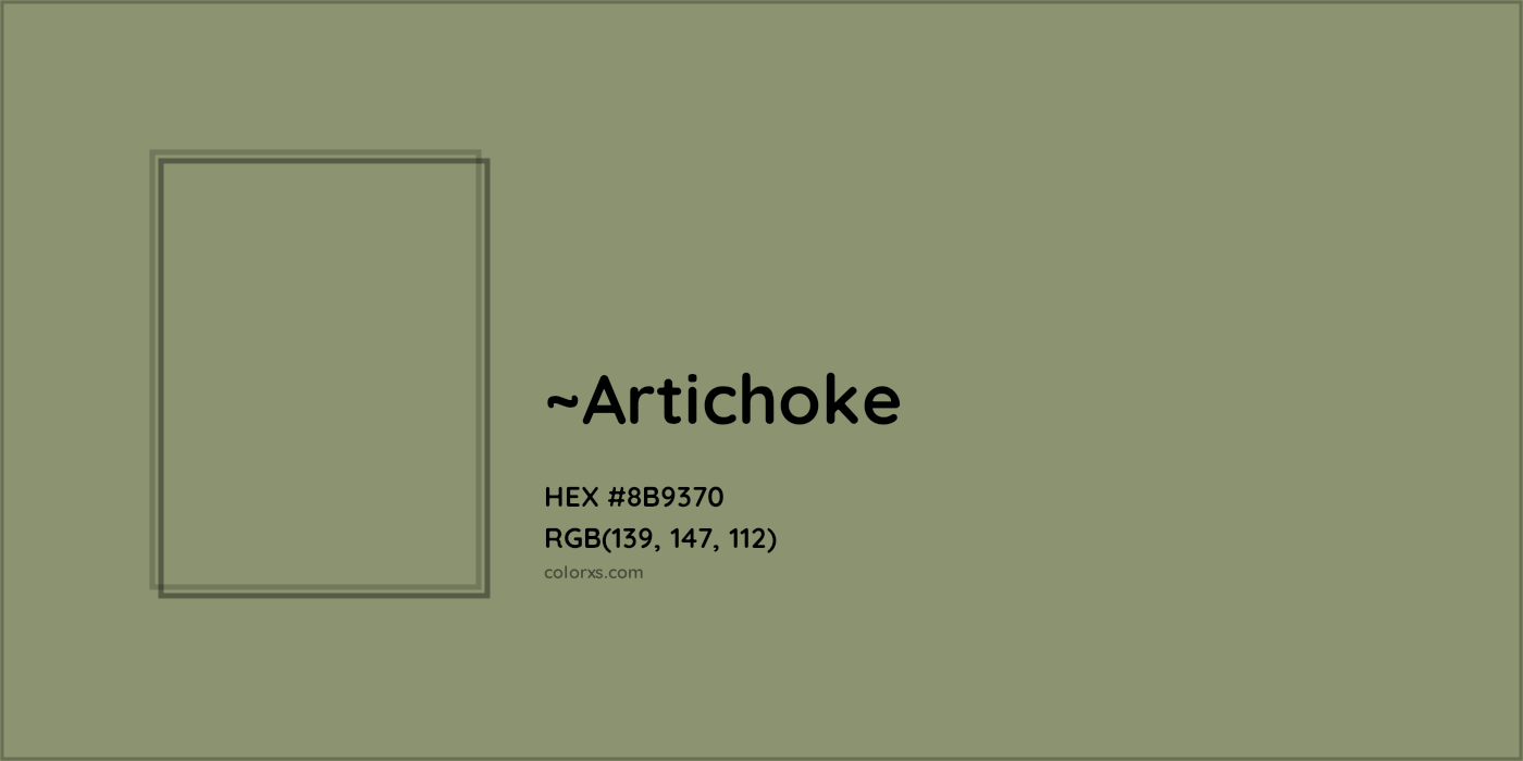 HEX #8B9370 Color Name, Color Code, Palettes, Similar Paints, Images
