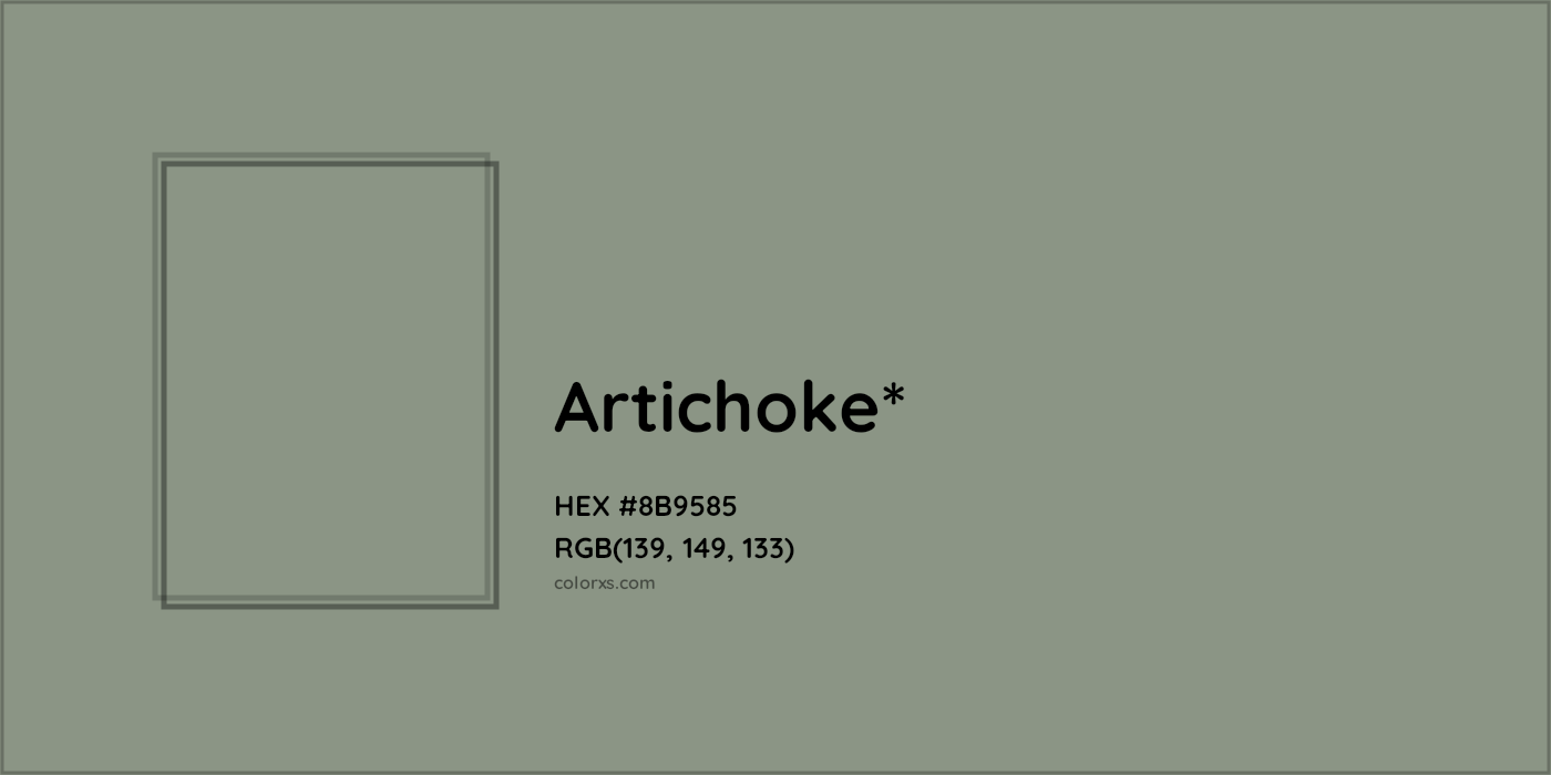 HEX #8B9585 Color Name, Color Code, Palettes, Similar Paints, Images