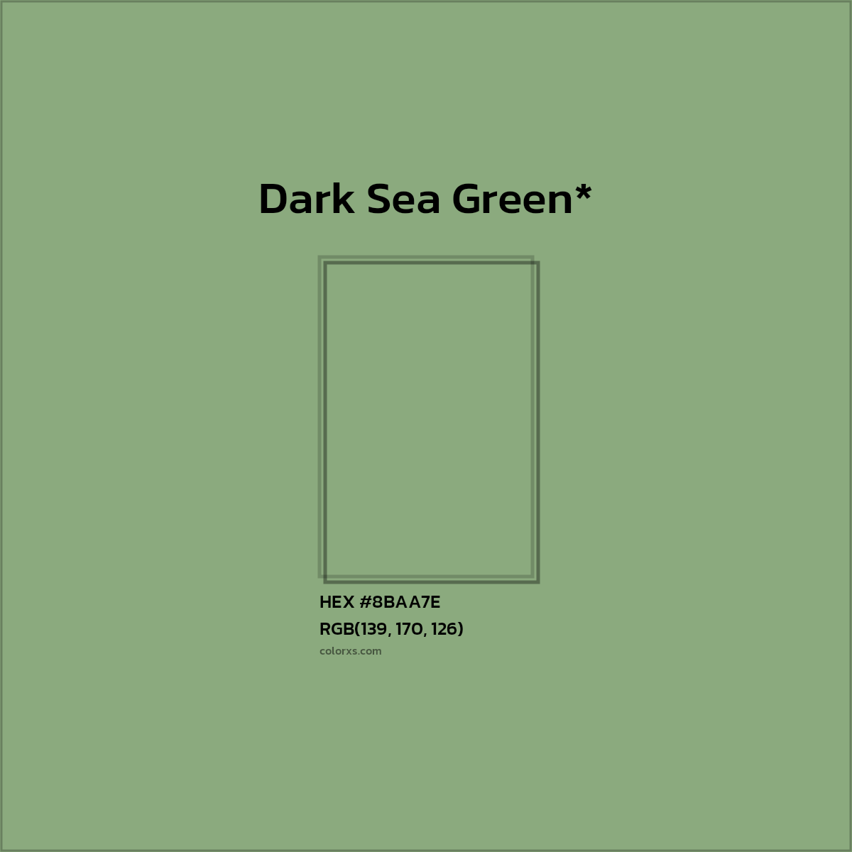 HEX #8BAA7E Color Name, Color Code, Palettes, Similar Paints, Images