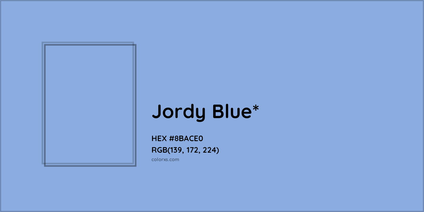 HEX #8BACE0 Color Name, Color Code, Palettes, Similar Paints, Images