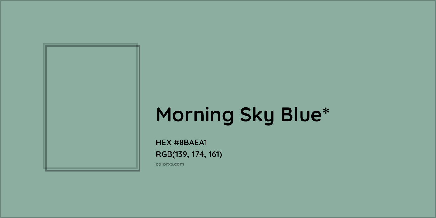 HEX #8BAEA1 Color Name, Color Code, Palettes, Similar Paints, Images