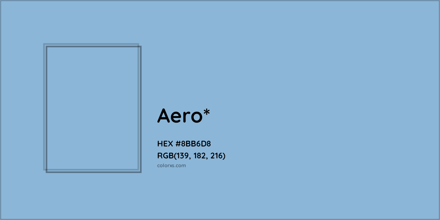 HEX #8BB6D8 Color Name, Color Code, Palettes, Similar Paints, Images
