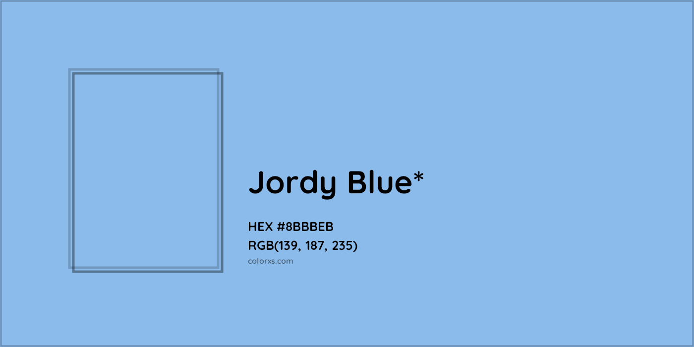 HEX #8BBBEB Color Name, Color Code, Palettes, Similar Paints, Images