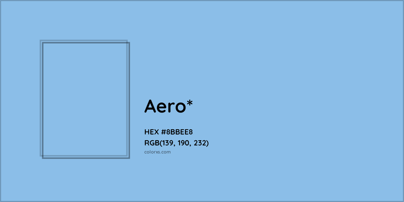 HEX #8BBEE8 Color Name, Color Code, Palettes, Similar Paints, Images