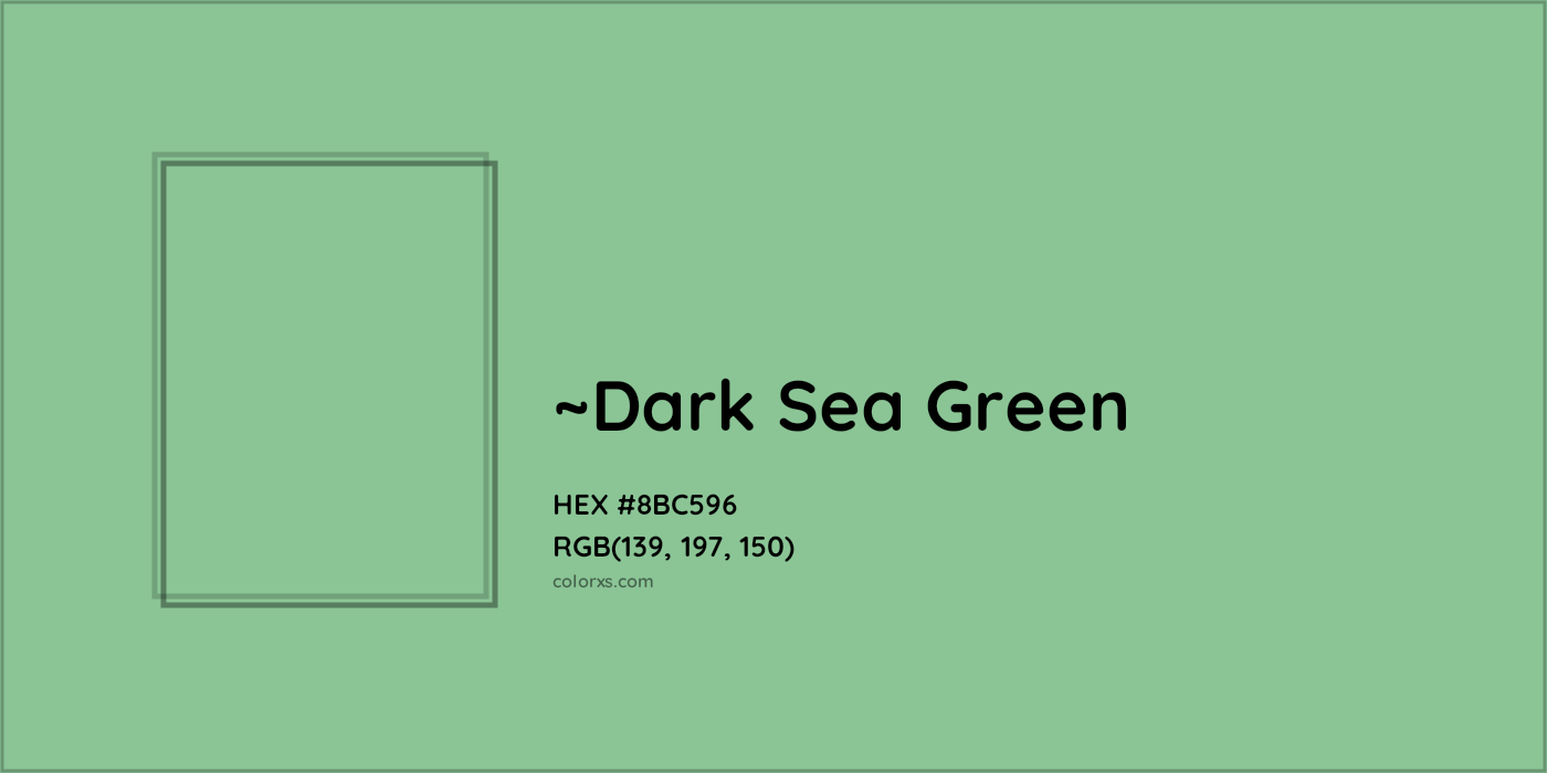HEX #8BC596 Color Name, Color Code, Palettes, Similar Paints, Images