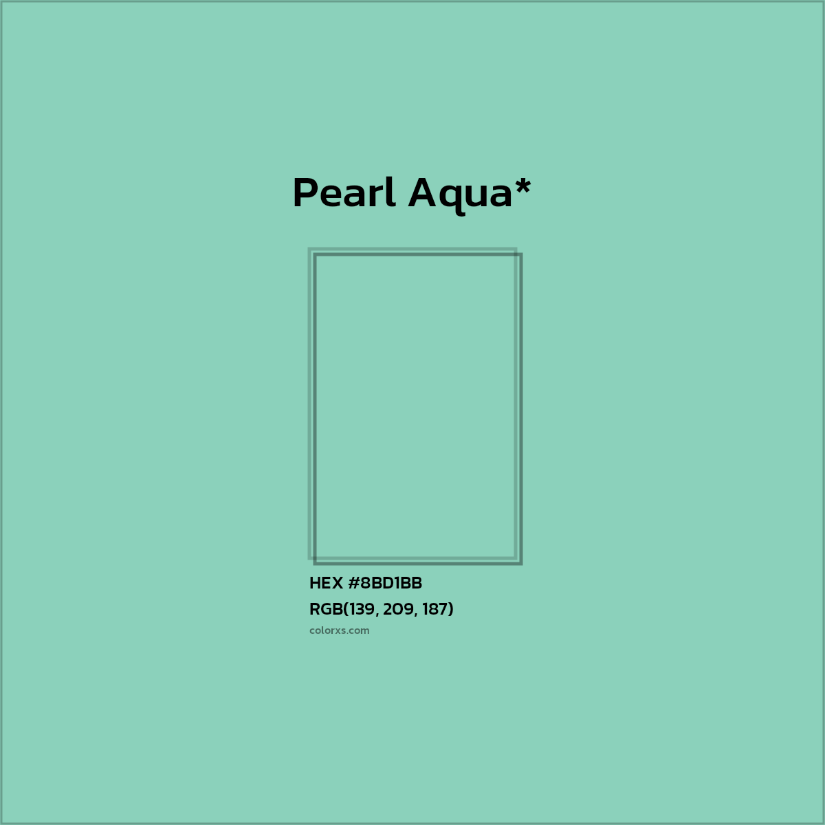 HEX #8BD1BB Color Name, Color Code, Palettes, Similar Paints, Images