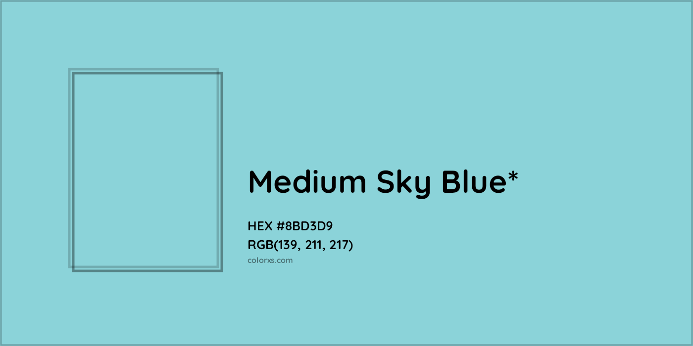 HEX #8BD3D9 Color Name, Color Code, Palettes, Similar Paints, Images