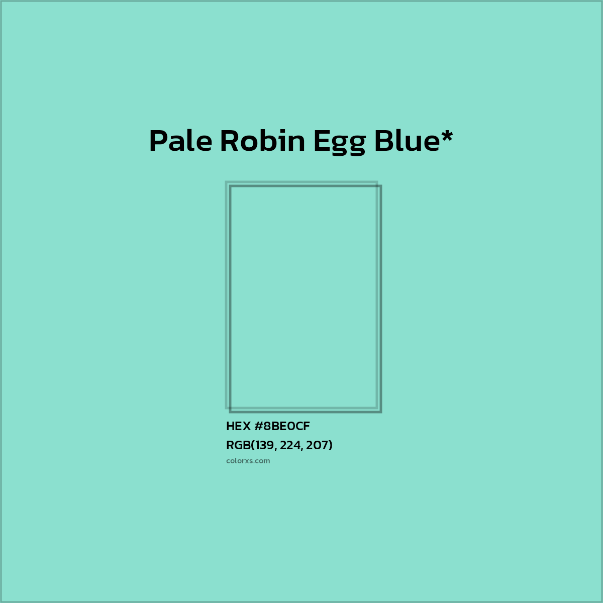 HEX #8BE0CF Color Name, Color Code, Palettes, Similar Paints, Images