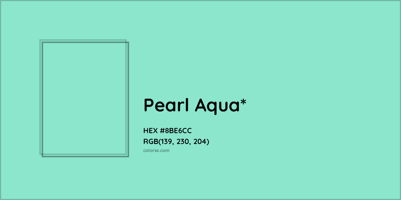 HEX #8BE6CC Color Name, Color Code, Palettes, Similar Paints, Images