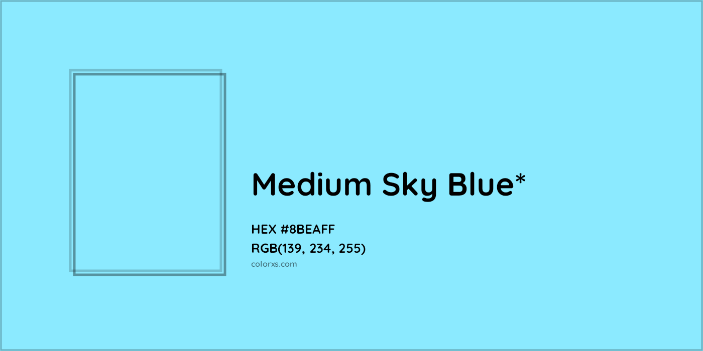 HEX #8BEAFF Color Name, Color Code, Palettes, Similar Paints, Images