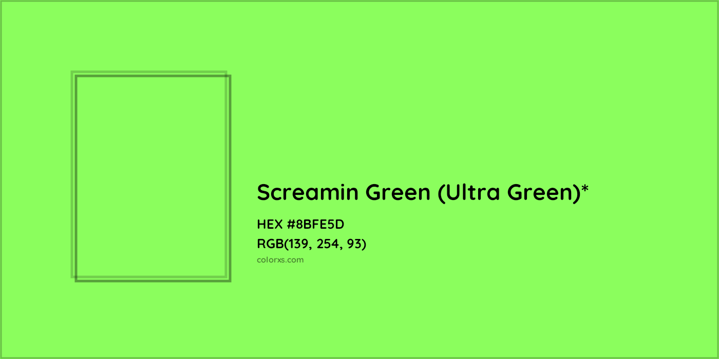 HEX #8BFE5D Color Name, Color Code, Palettes, Similar Paints, Images
