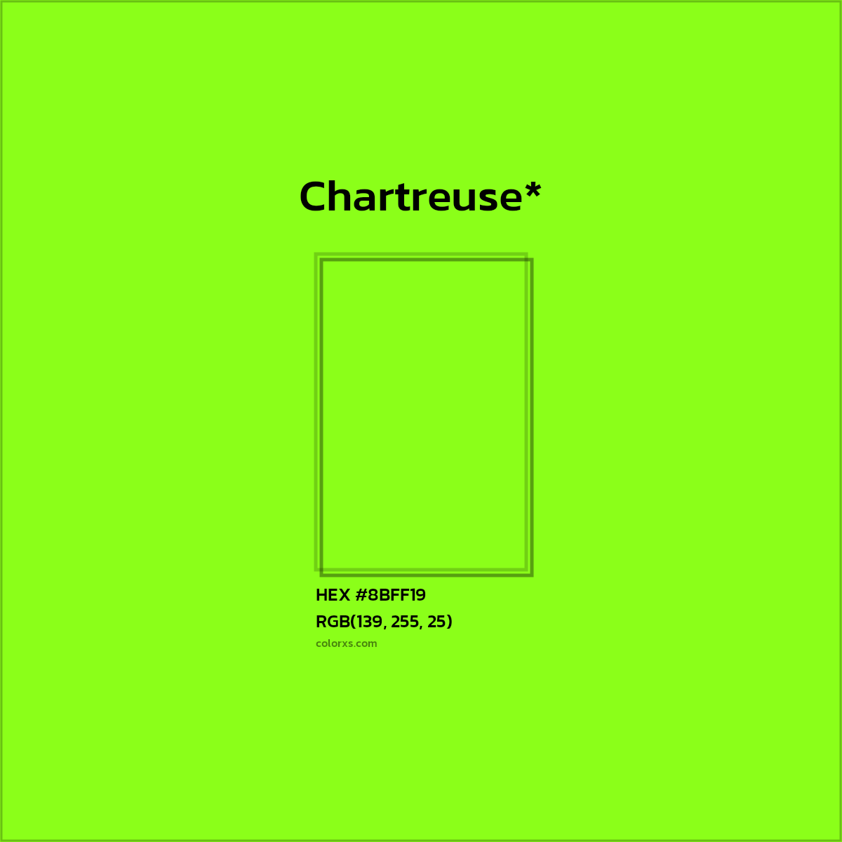 HEX #8BFF19 Color Name, Color Code, Palettes, Similar Paints, Images