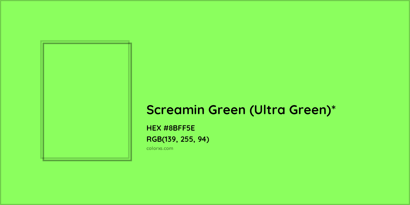 HEX #8BFF5E Color Name, Color Code, Palettes, Similar Paints, Images