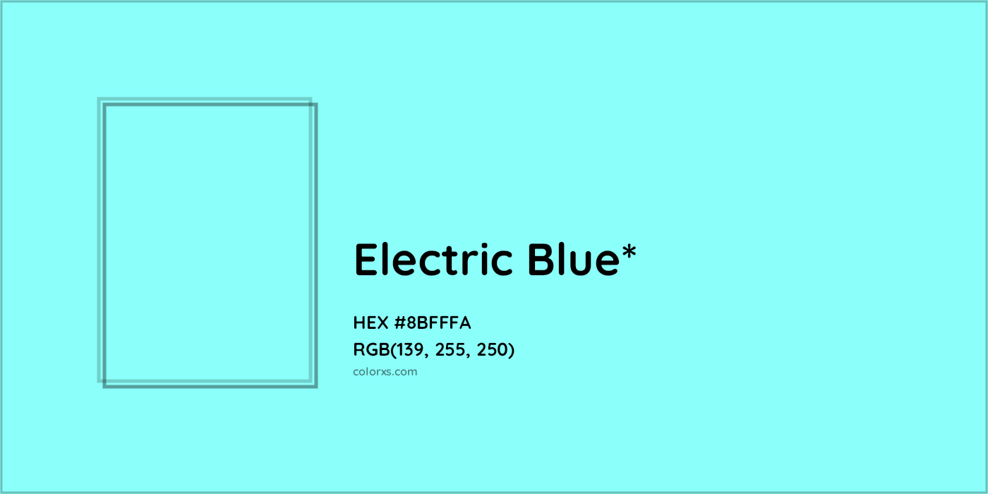 HEX #8BFFFA Color Name, Color Code, Palettes, Similar Paints, Images