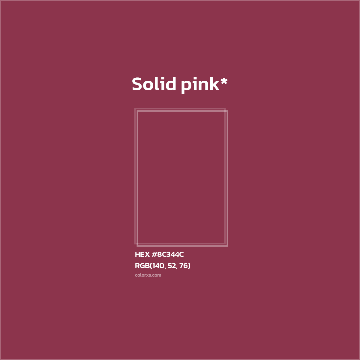 HEX #8C344C Color Name, Color Code, Palettes, Similar Paints, Images
