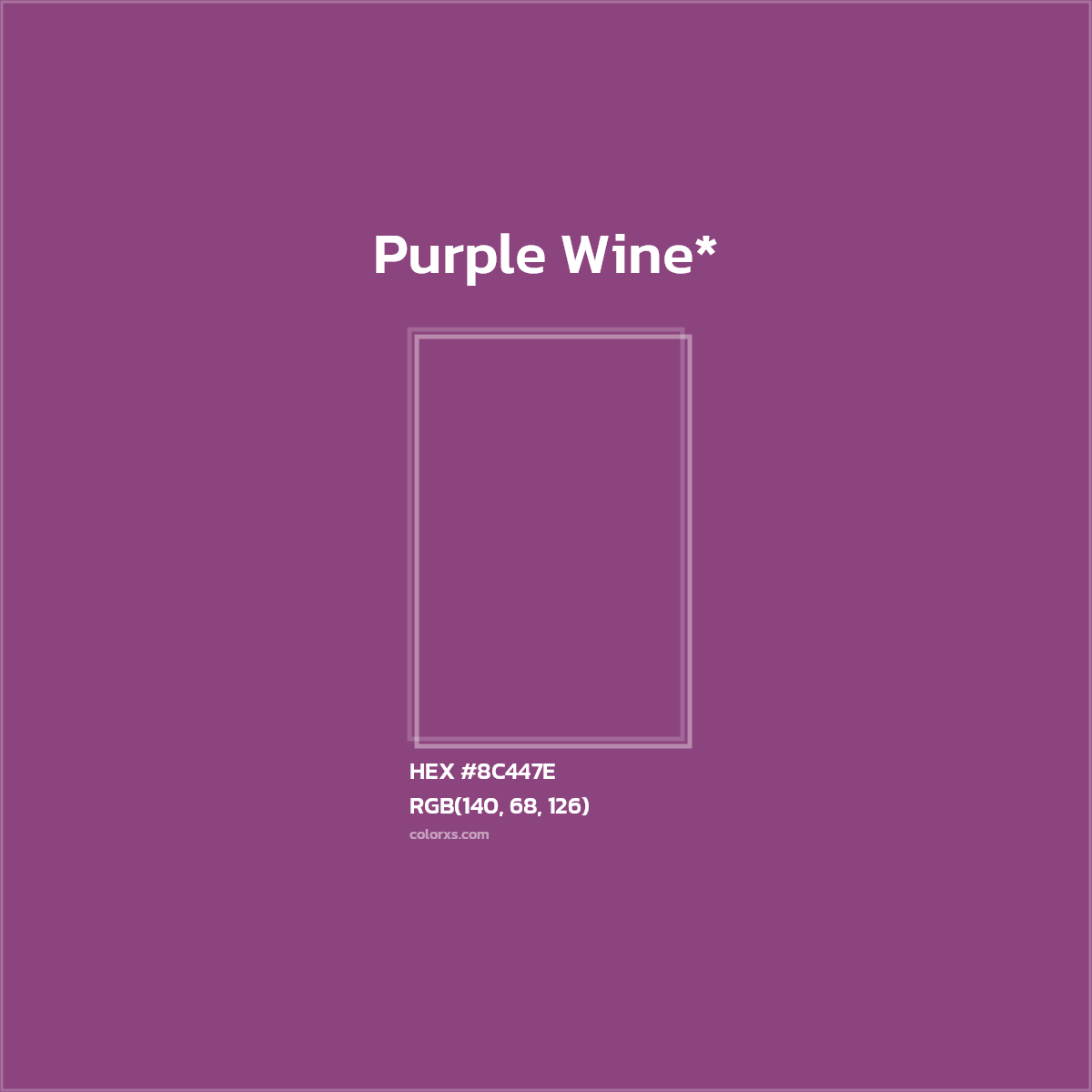 HEX #8C447E Color Name, Color Code, Palettes, Similar Paints, Images