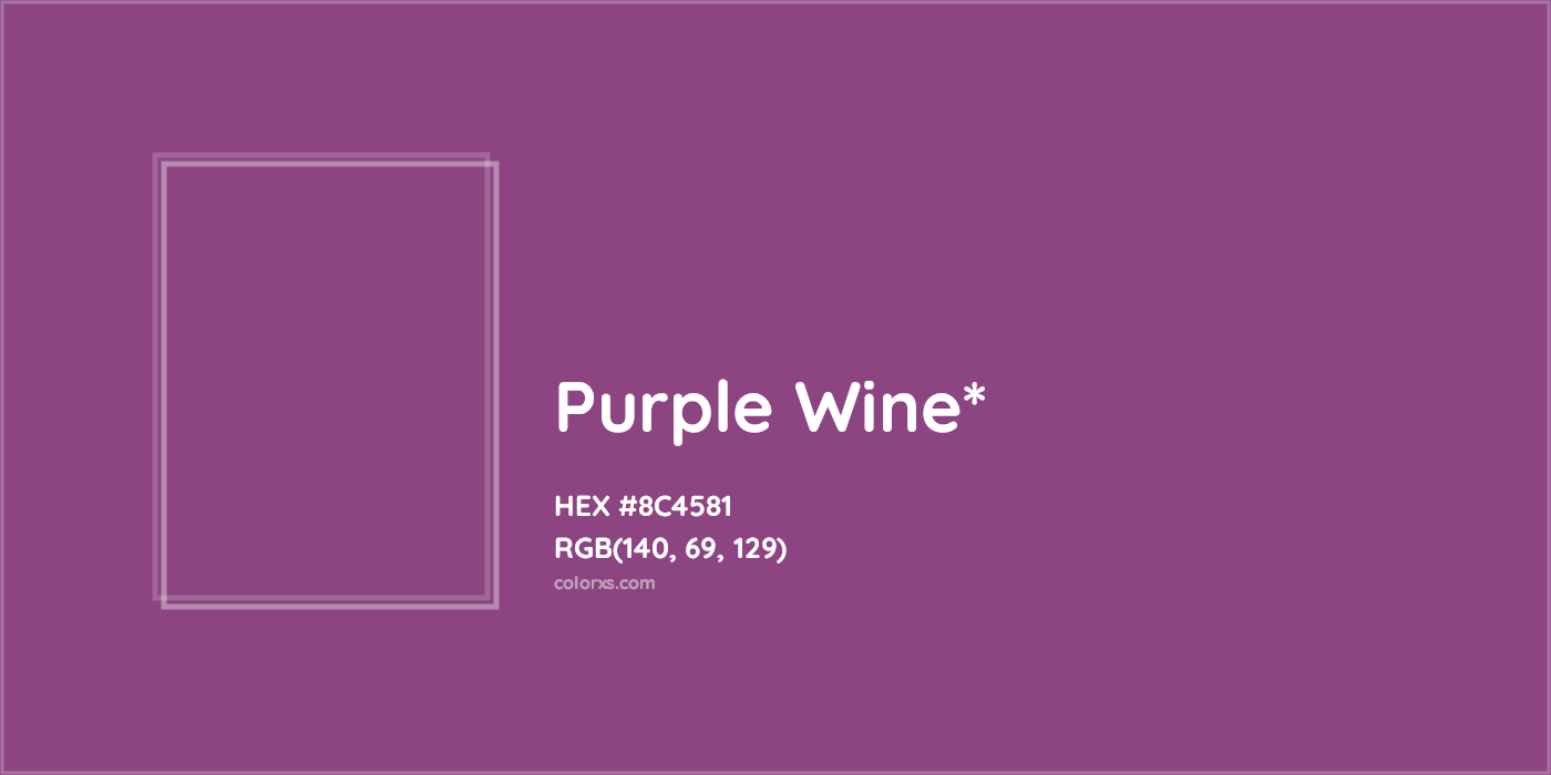 HEX #8C4581 Color Name, Color Code, Palettes, Similar Paints, Images