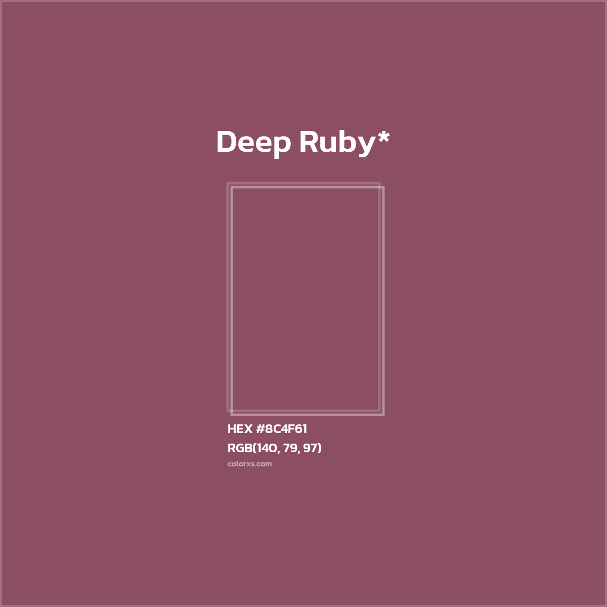 HEX #8C4F61 Color Name, Color Code, Palettes, Similar Paints, Images