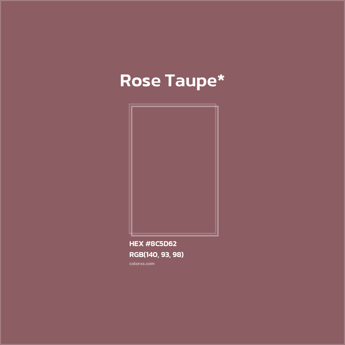 HEX #8C5D62 Color Name, Color Code, Palettes, Similar Paints, Images