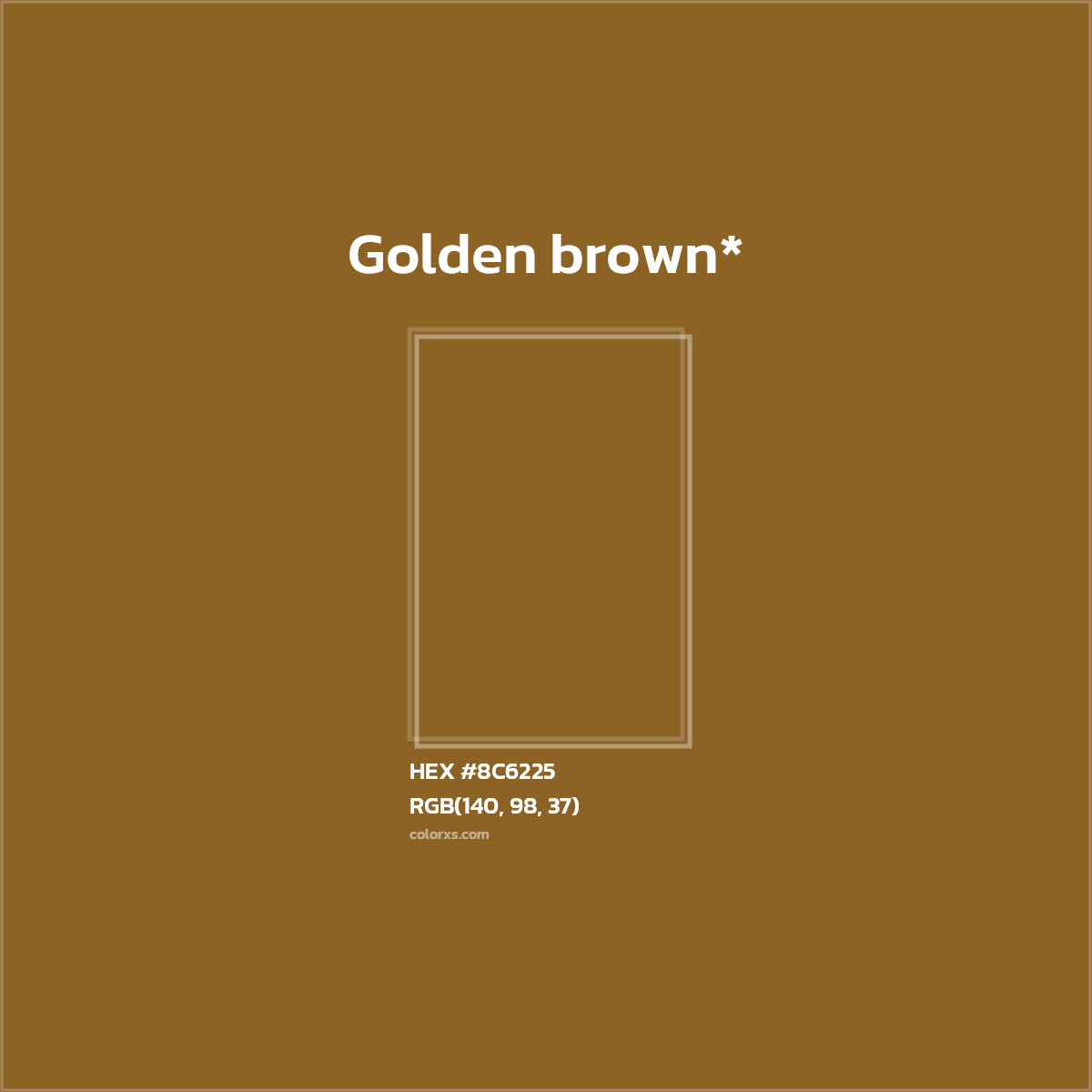 HEX #8C6225 Color Name, Color Code, Palettes, Similar Paints, Images